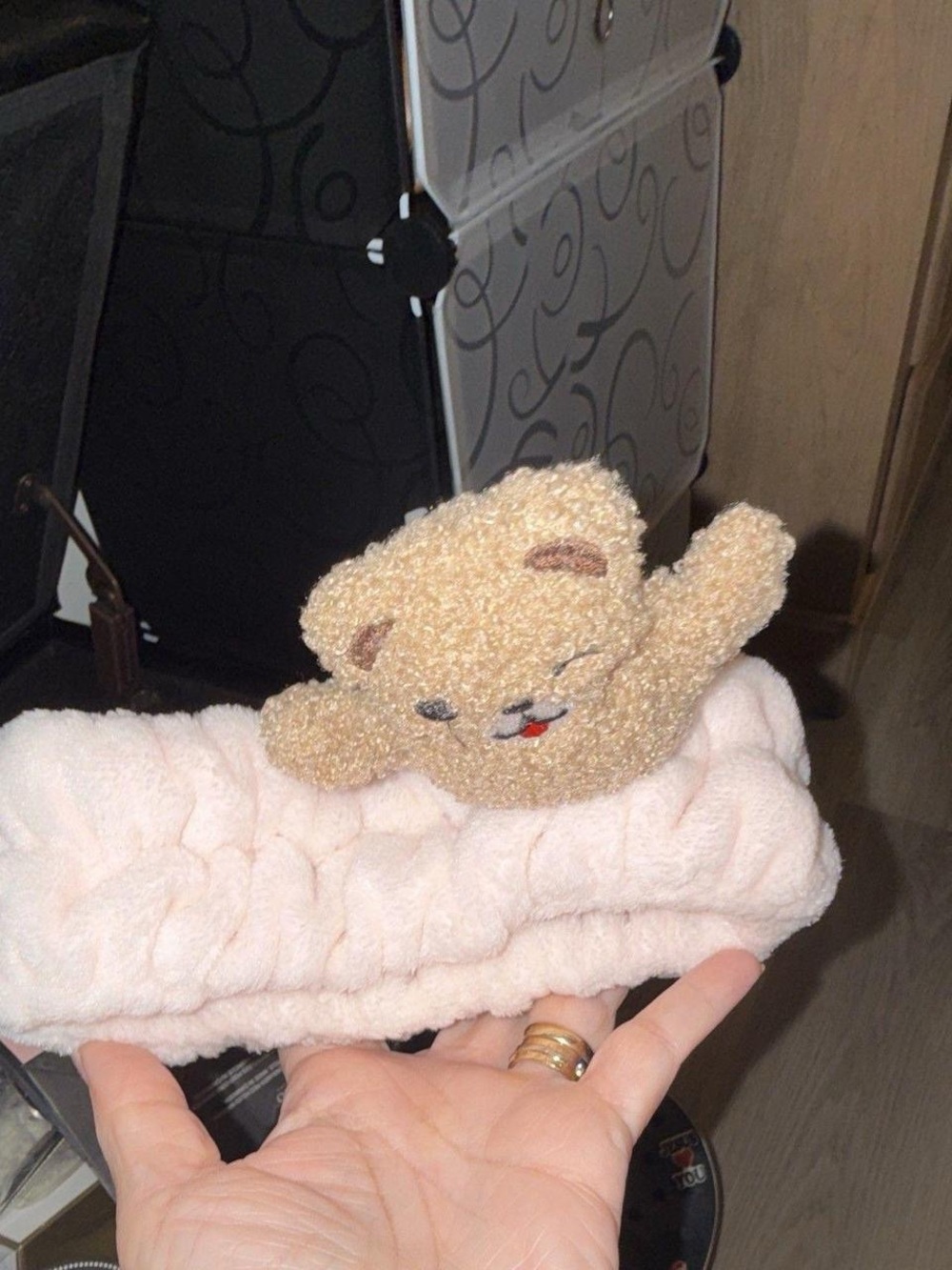 OtterBox Plush Teddy Pink Headband